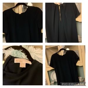 Michael Kors Collection Blouse Color Navy Small